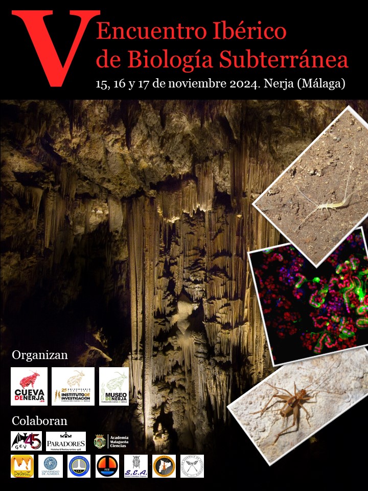 Cartel V encuentro ibérico biologia subterranea